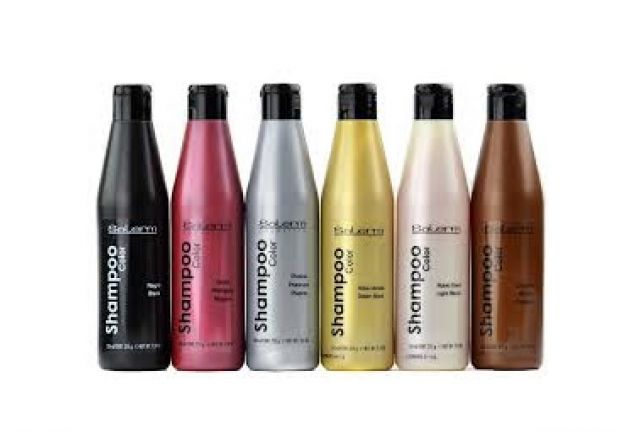 CHAMPU COLOR NEGRO SALERM 250 ML