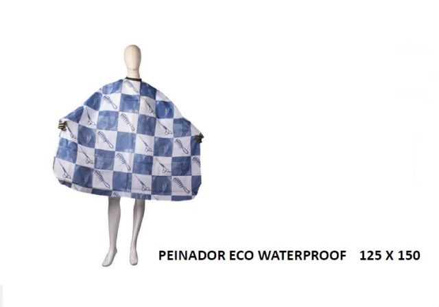 PEINADOR ECO WATERPROOF AZUL (125  x 150)