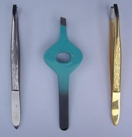 PINZA DEPILAR PLATEADA PAKITAL